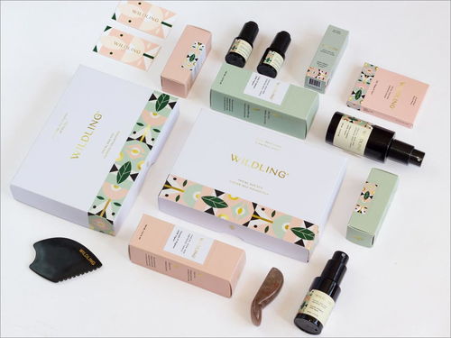 平衡過去和未來的法國wilding精油護膚產品包裝設計