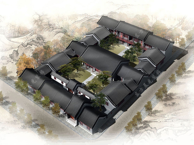 昌平四合院建筑設(shè)計(jì)工程